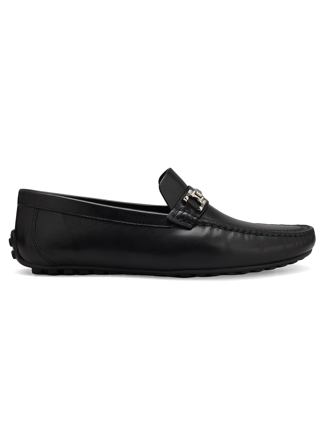 ROSSO BRUNELLO MEN BLACK MENS MOCCASINS