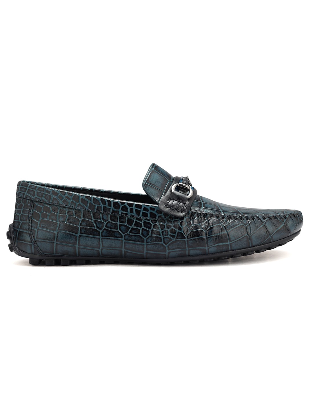 ROSSO BRUNELLO MEN PATRIOT BLUE MENS MOCCASINS