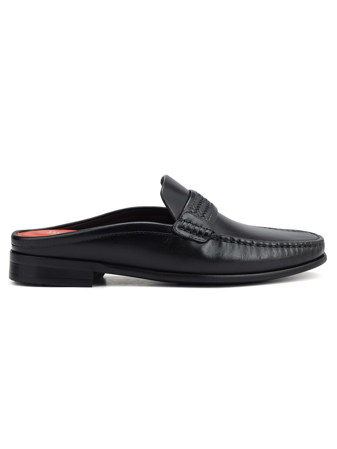 ROSSO BRUNELLO MEN BLACK MULE