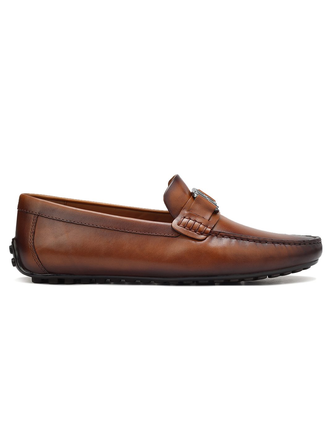 ROSSO BRUNELLO MEN TAN MENS MOCCASINS