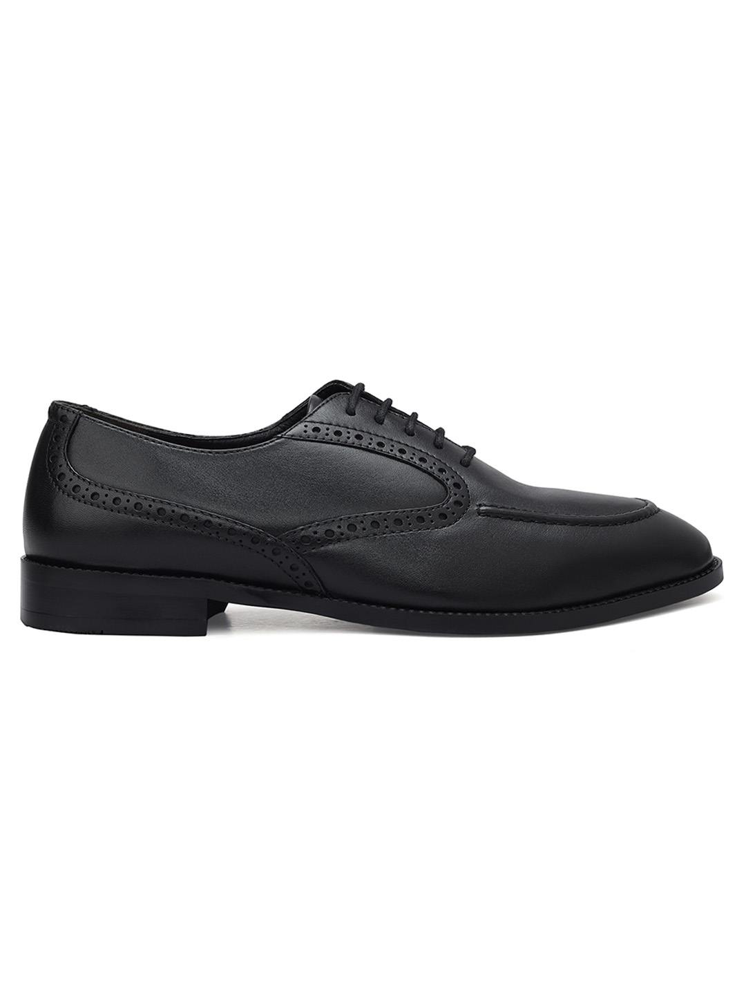 Rosso Brunello Black  Men Shoe