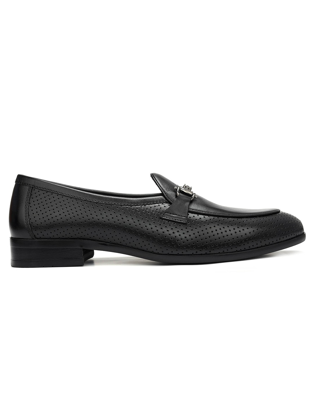 Rosso Brunello Mens Black Shoes