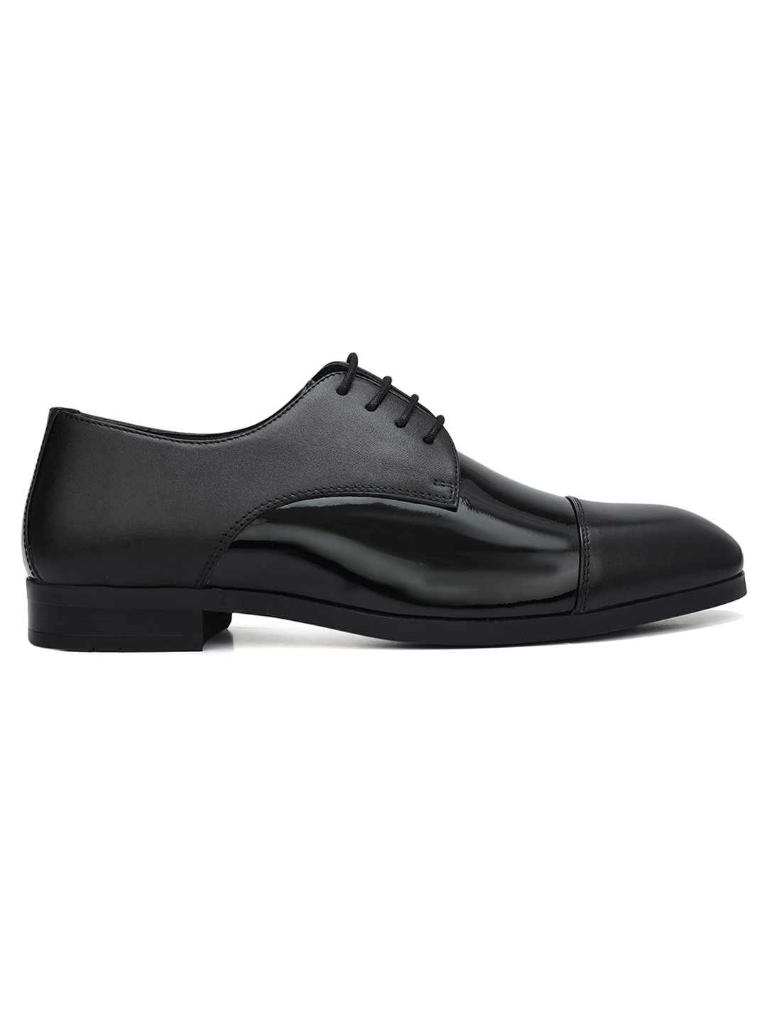 Rosso Brunello Mens Black Shoes