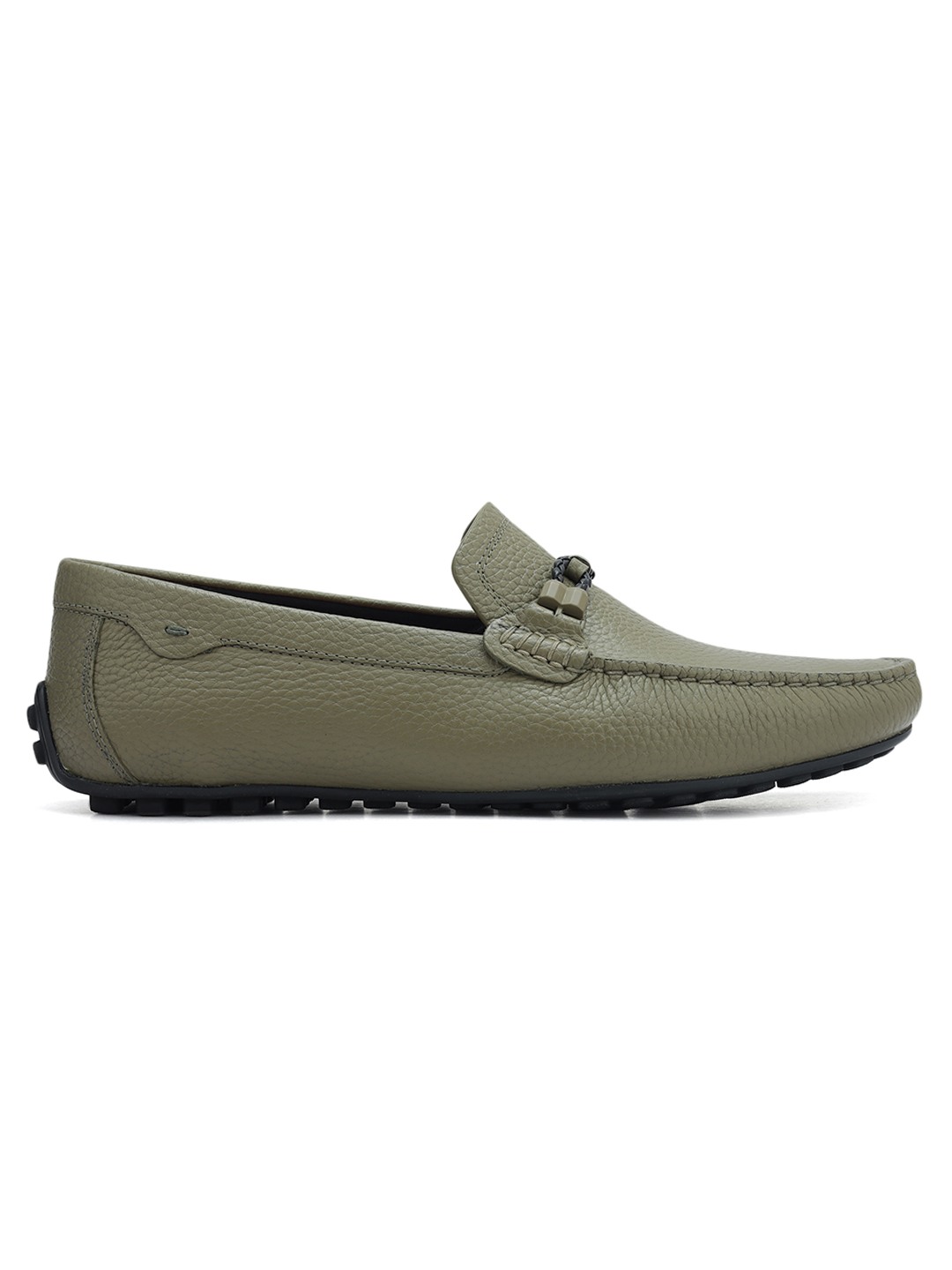 Rosso Brunello Men's Green Mocassins