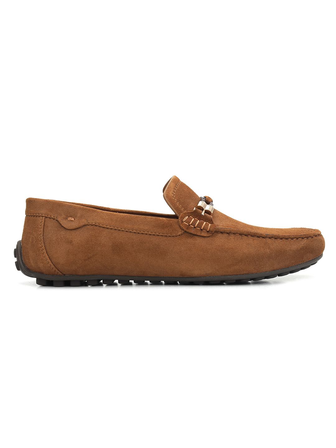 Rosso Brunello Men'S Camel Mocassins
