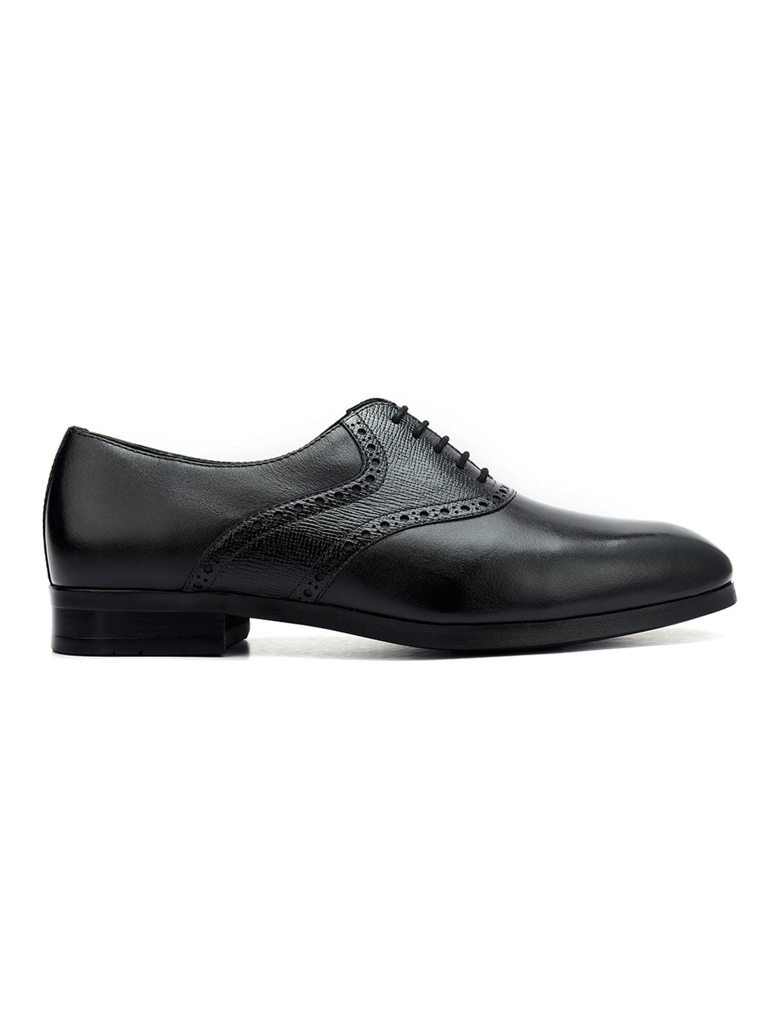 Men'S Rosso Brunello Black Formal Lace Up