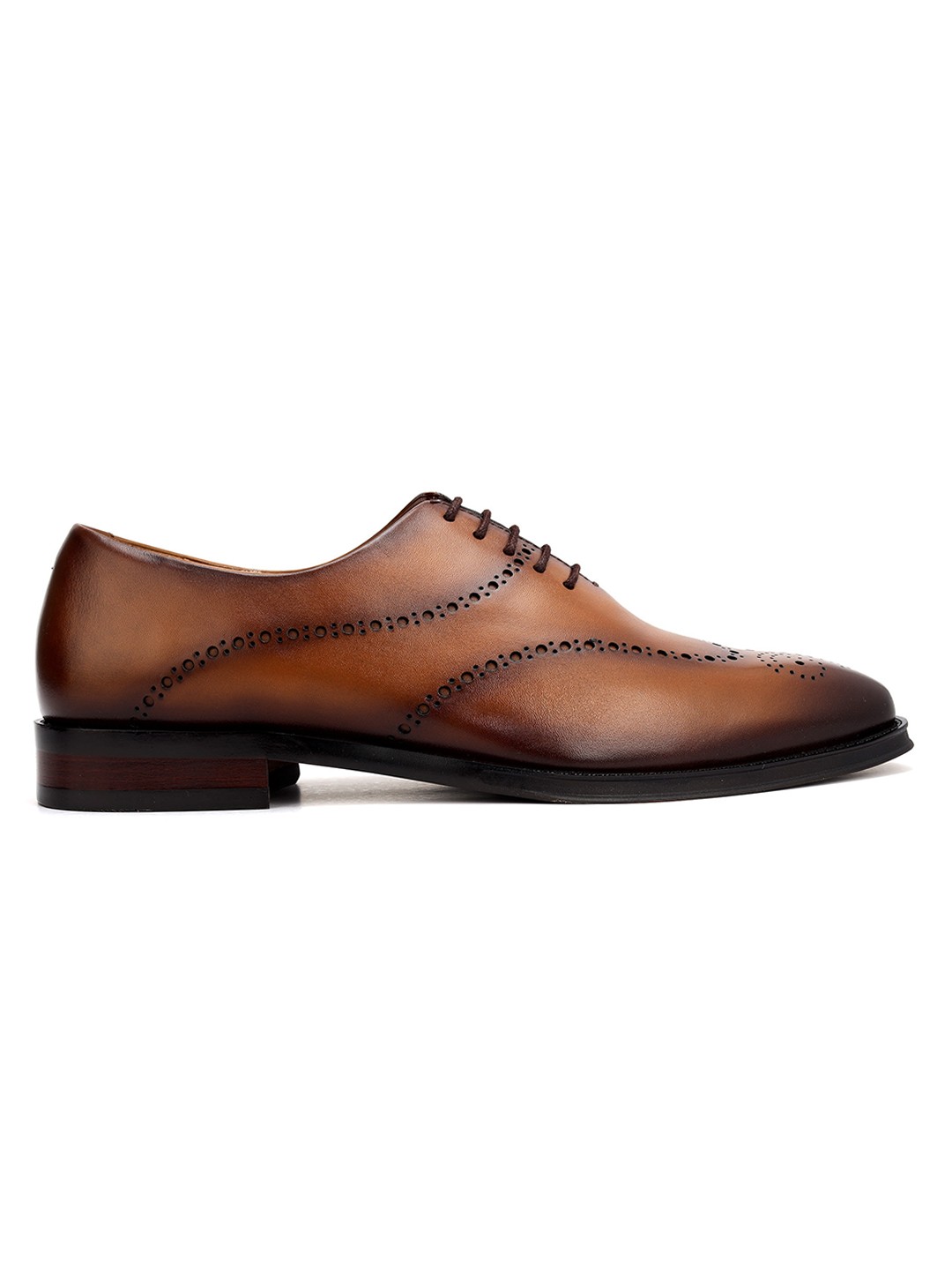 Rosso Brunello Men'S Tan Formal Lace Up