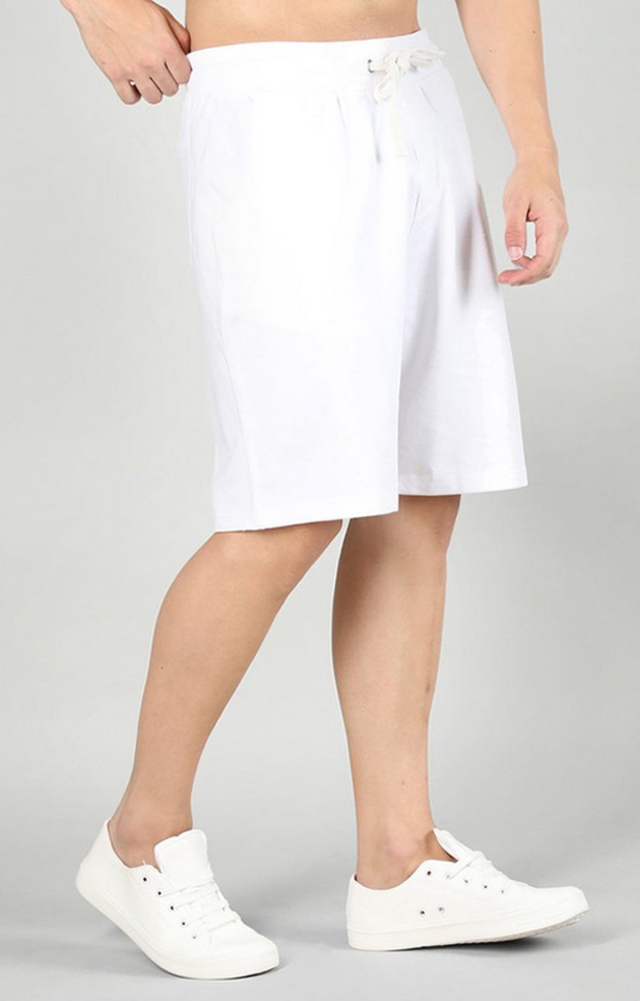 Mens cotton white shorts cheap
