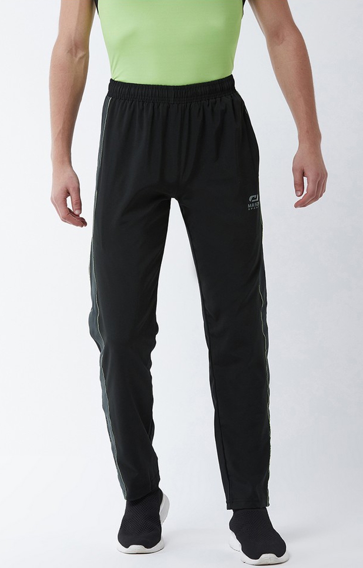 Masch Sports | Black Solid Trackpant 0