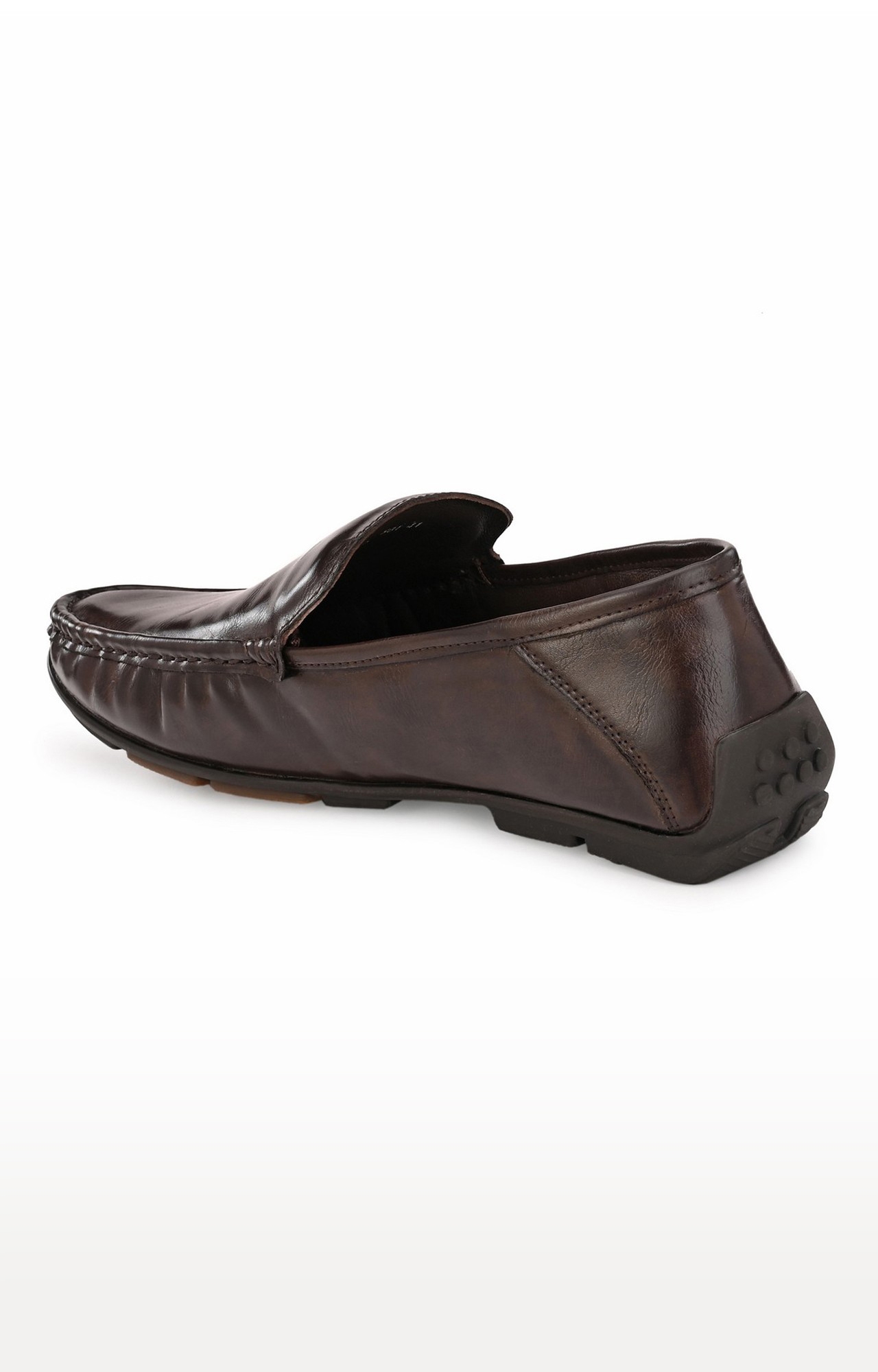Hitz | Hitz Brown Casual Loafers with Slip-On Fastening  1