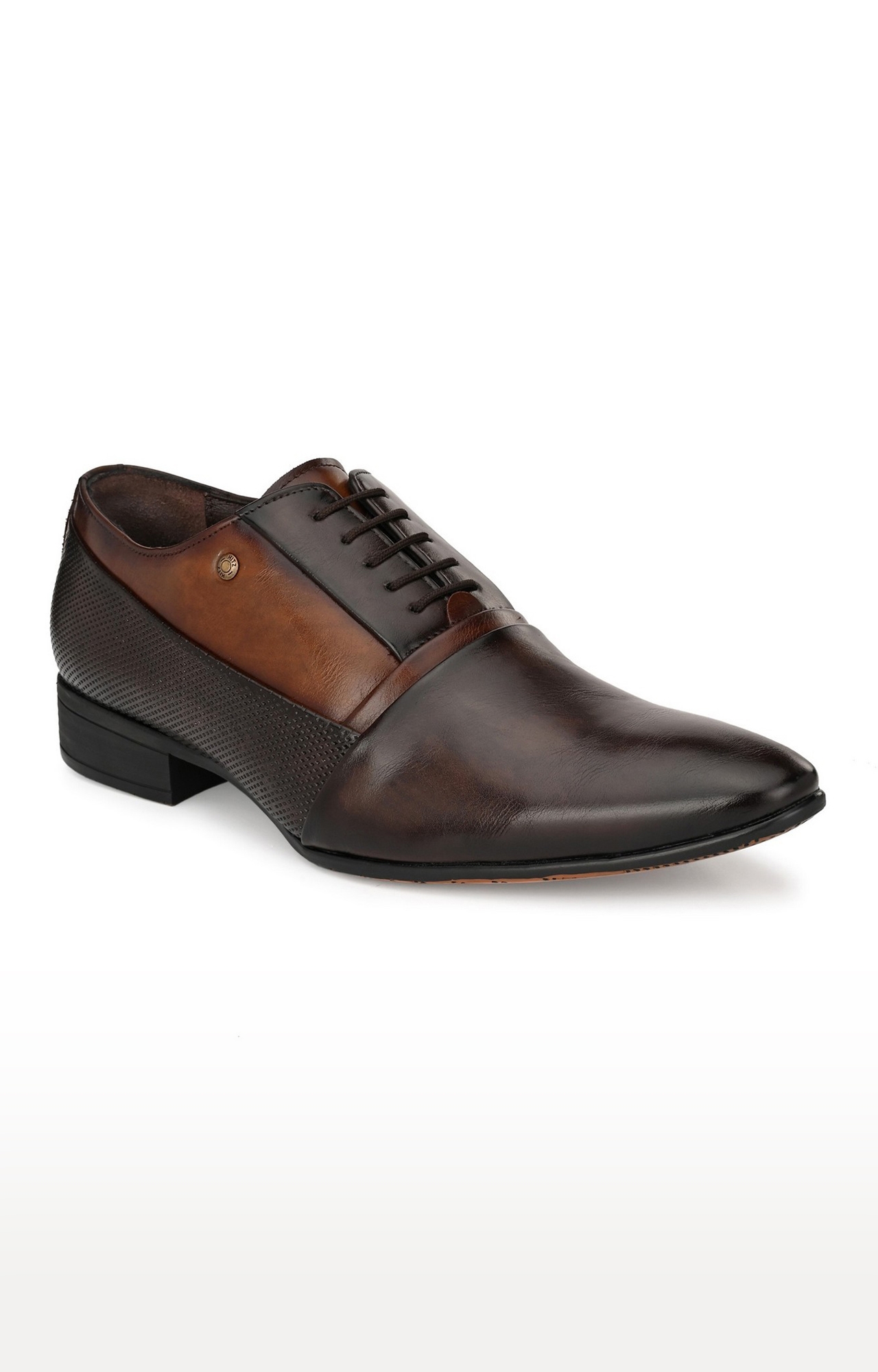 Hitz | Hitz Brown Coco Derby Formal Lace-Up Shoes for Men  0