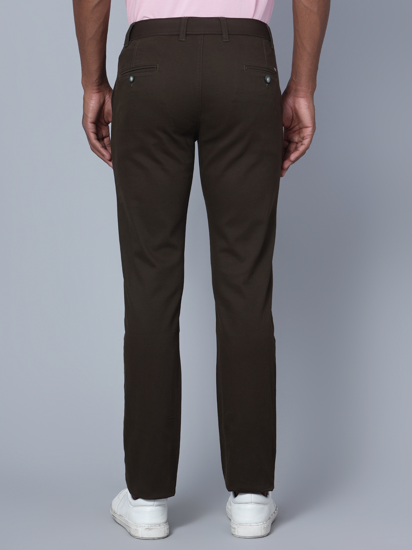 Buy Cantabil Stone Cotton Regular Fit Trousers for Mens Online @ Tata CLiQ