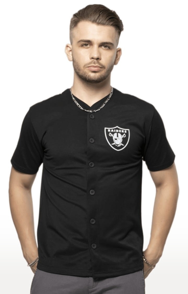 Raiders button up jersey on sale