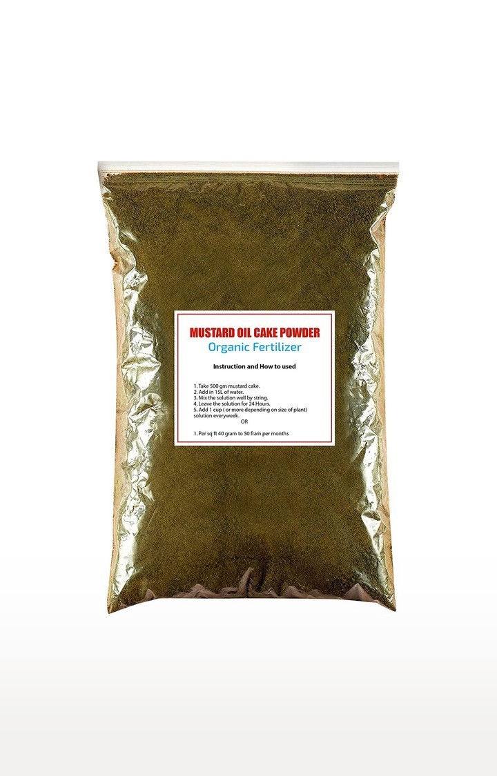 Mustard Oil Cake Powder Organic Fertilizer - 2 KG - Shree Aanantam
