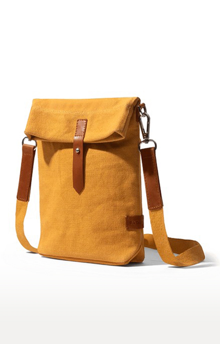 DailyObjects | Women's Mustard Yellow Scout  Crossbody Bag 2