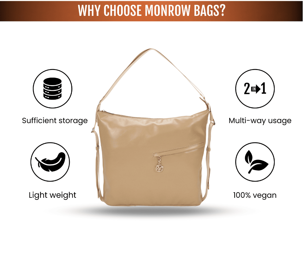 Shape Shifter Beige Tote Bag - Large