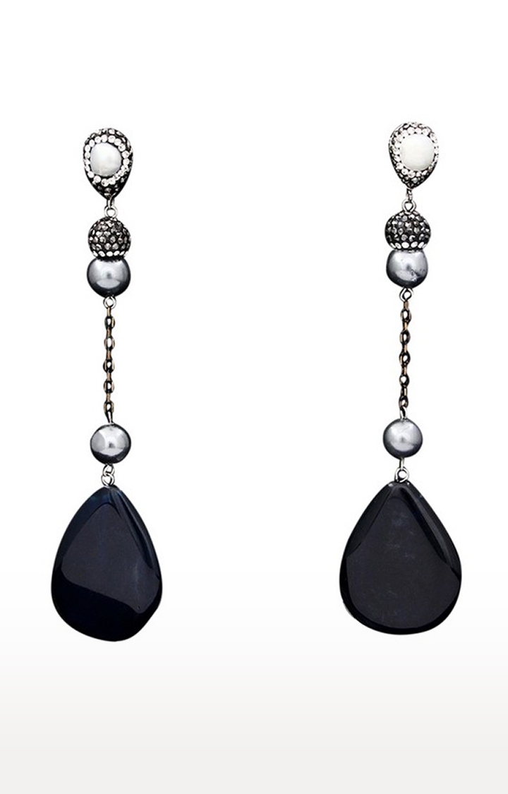fcityin  Designer Black Earrings With Jhumki For Women Latest Design 