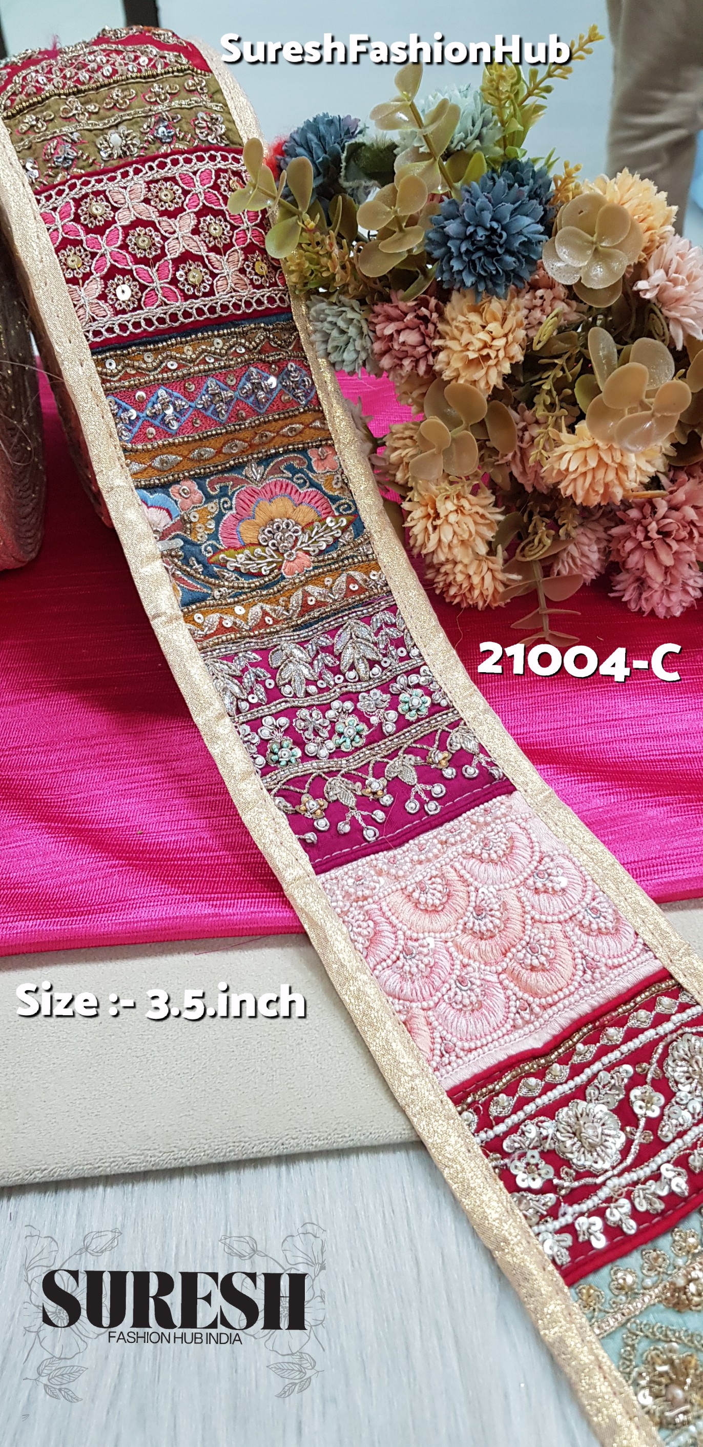 Gold Khichdi Heritage Mix Border – A (21004-C)