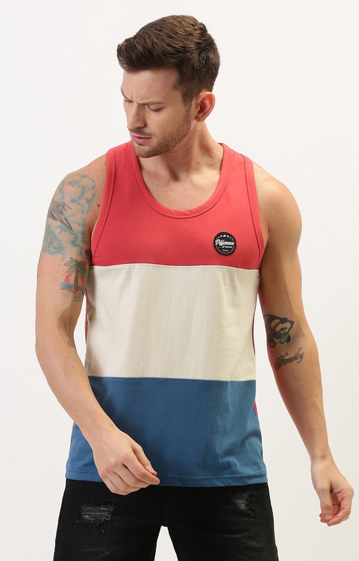 Difference of Opinion | Men's Red Cotton Vest 0