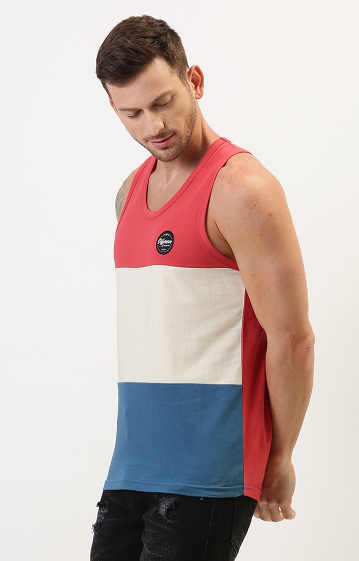 Difference of Opinion | Men's Red Cotton Vest 2