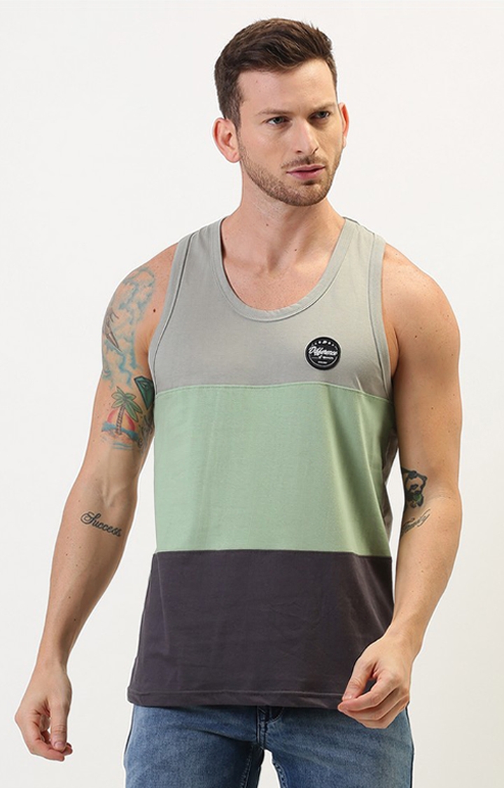 Difference of Opinion | Men's Grey Cotton Vest 0
