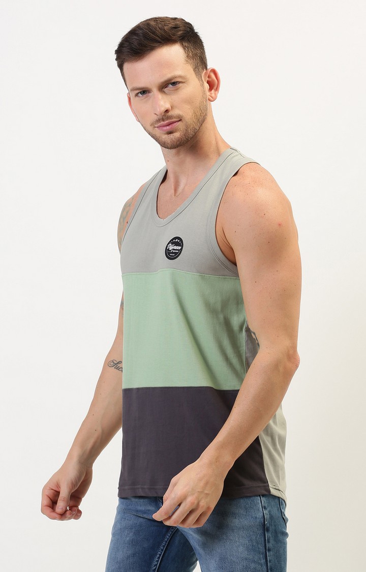Difference of Opinion | Men's Grey Cotton Vest 2