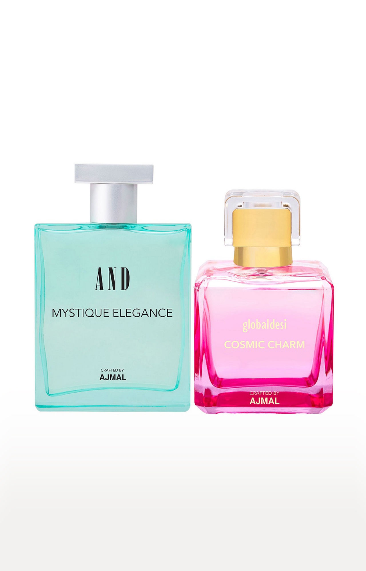 AND Crafted By Ajmal | AND Mystique Elegance EDP 50ML & Global Desi Cosmic Charm EDP 100ML  0