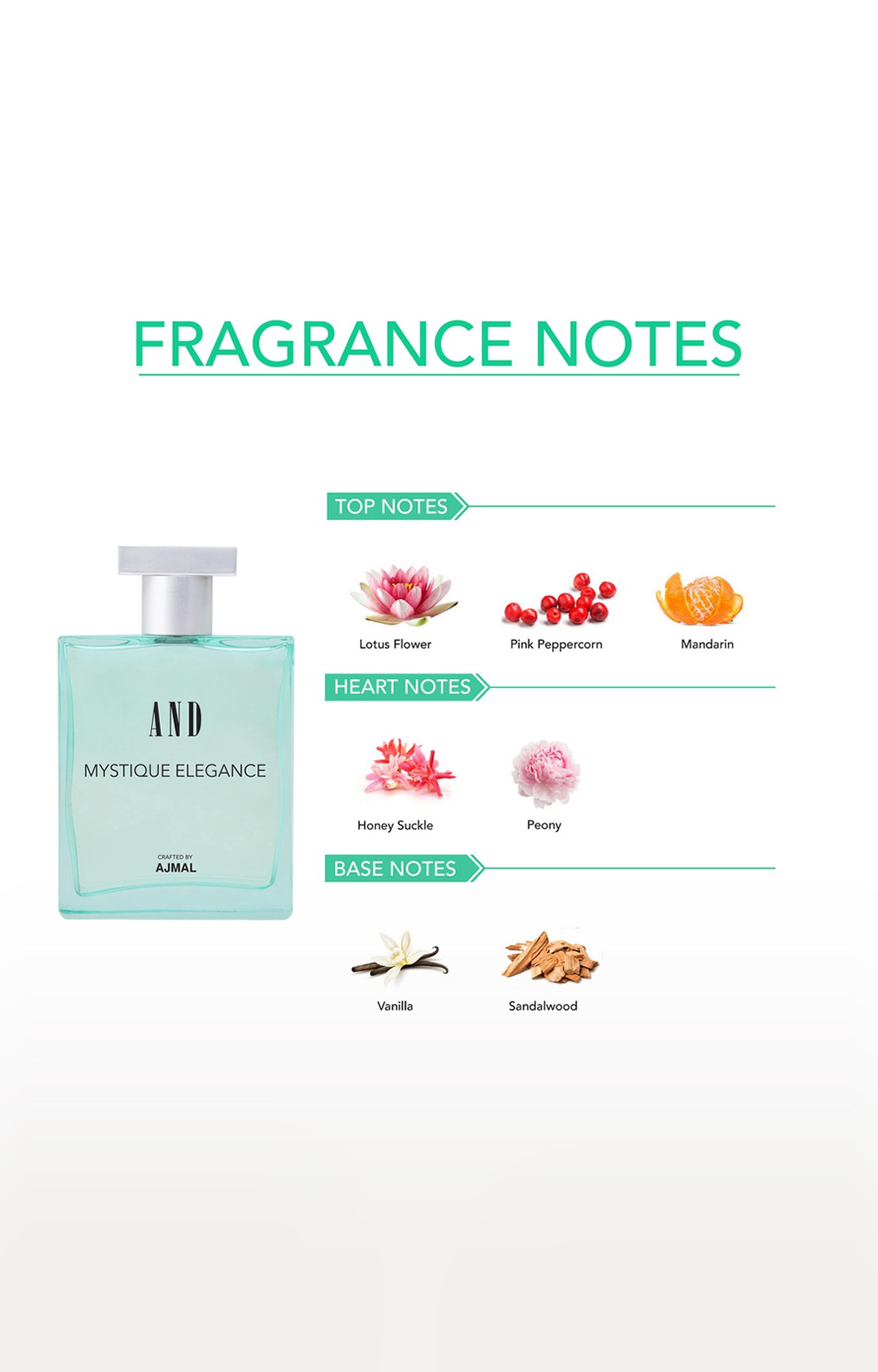 And Mystique Elegance Eau De Parfum 100ML Long Lasting Scent Spray Gift For Women Crafted By Ajmal