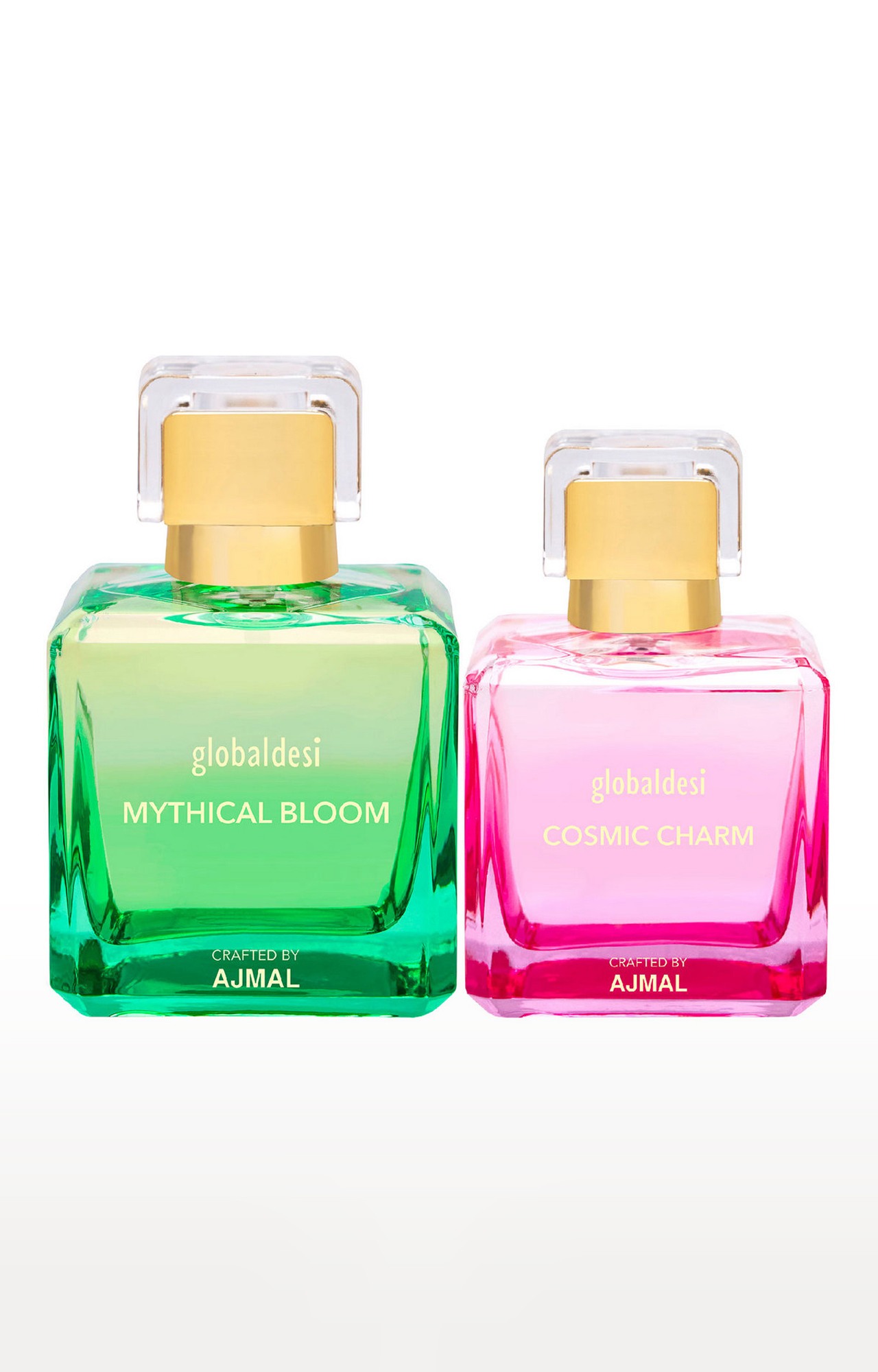 Global Mythical Bloom 100ML & Cosmic Charm 50ML Eau De Parfum for Women Crafted by Ajmal 