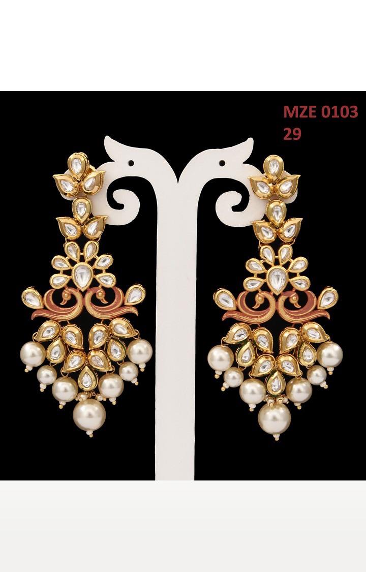 Buy online Copper Gold Earrings  Set Of 2 from fashion jewellery for Women  by Addons for 120 at 60 off  2023 Limeroadcom