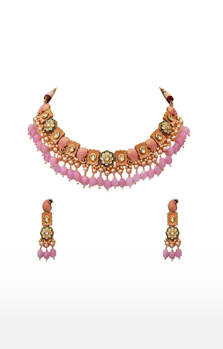 Copper new arrivals kundan jewellery