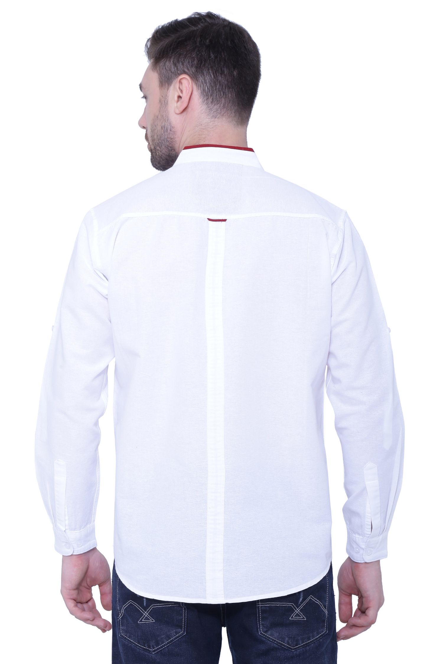 Kuons Avenue | Kuons Avenue Men's Linen Cotton Casual Shirt- KACLFS1179A 2
