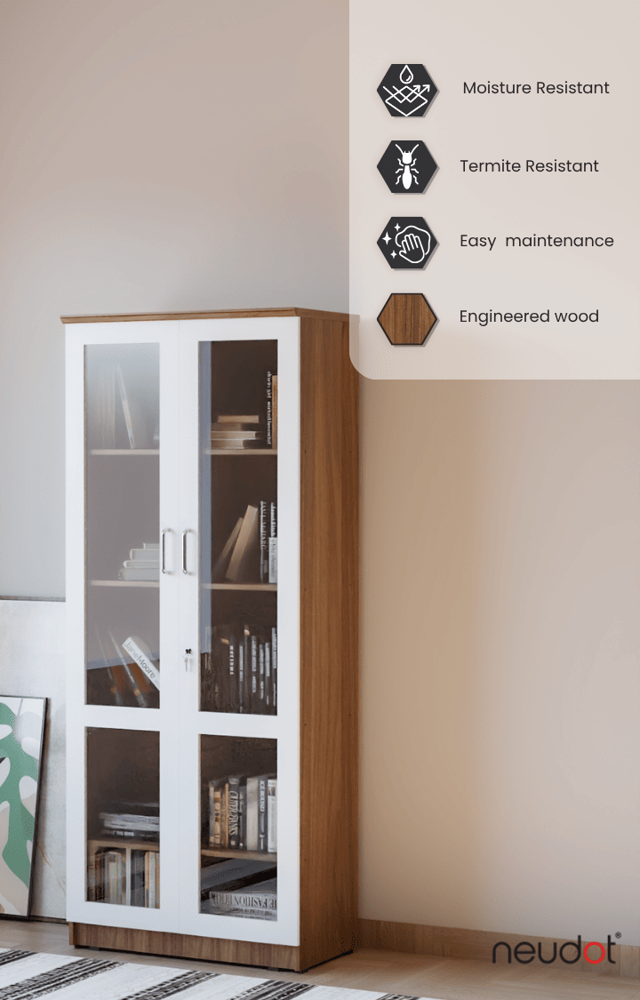 Buku Bookshelf - Leon Teak