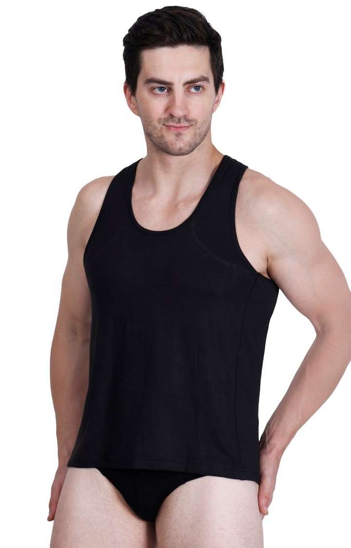 Men's Black Vests