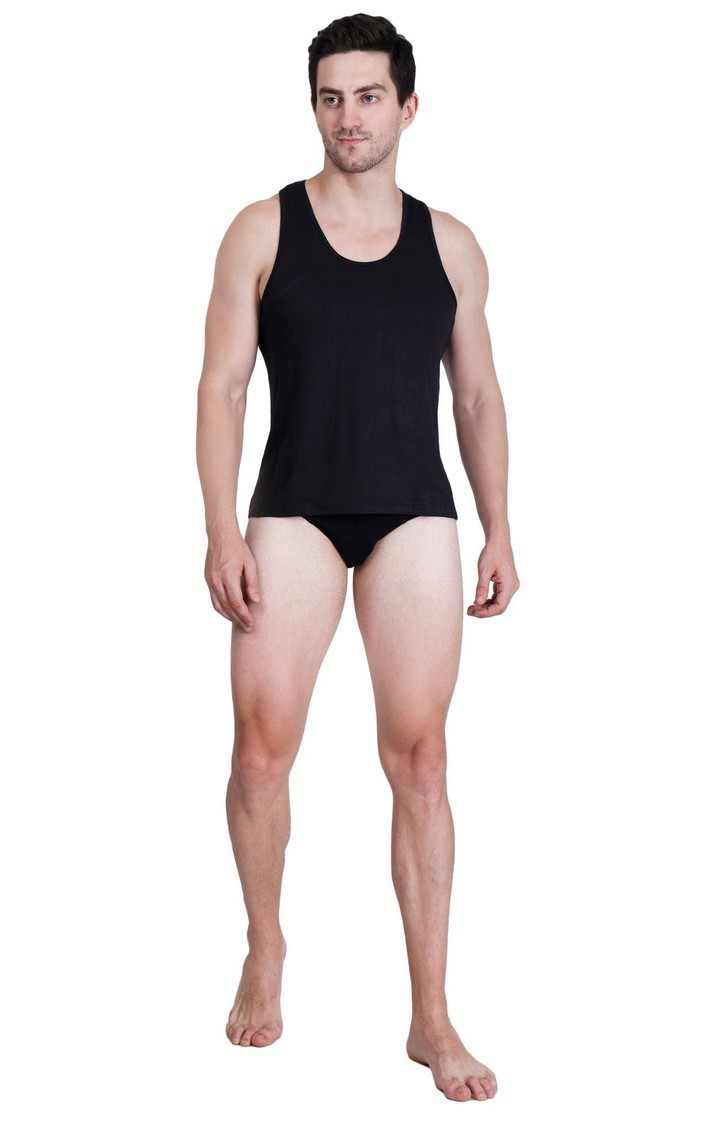 Men's Black Vests
