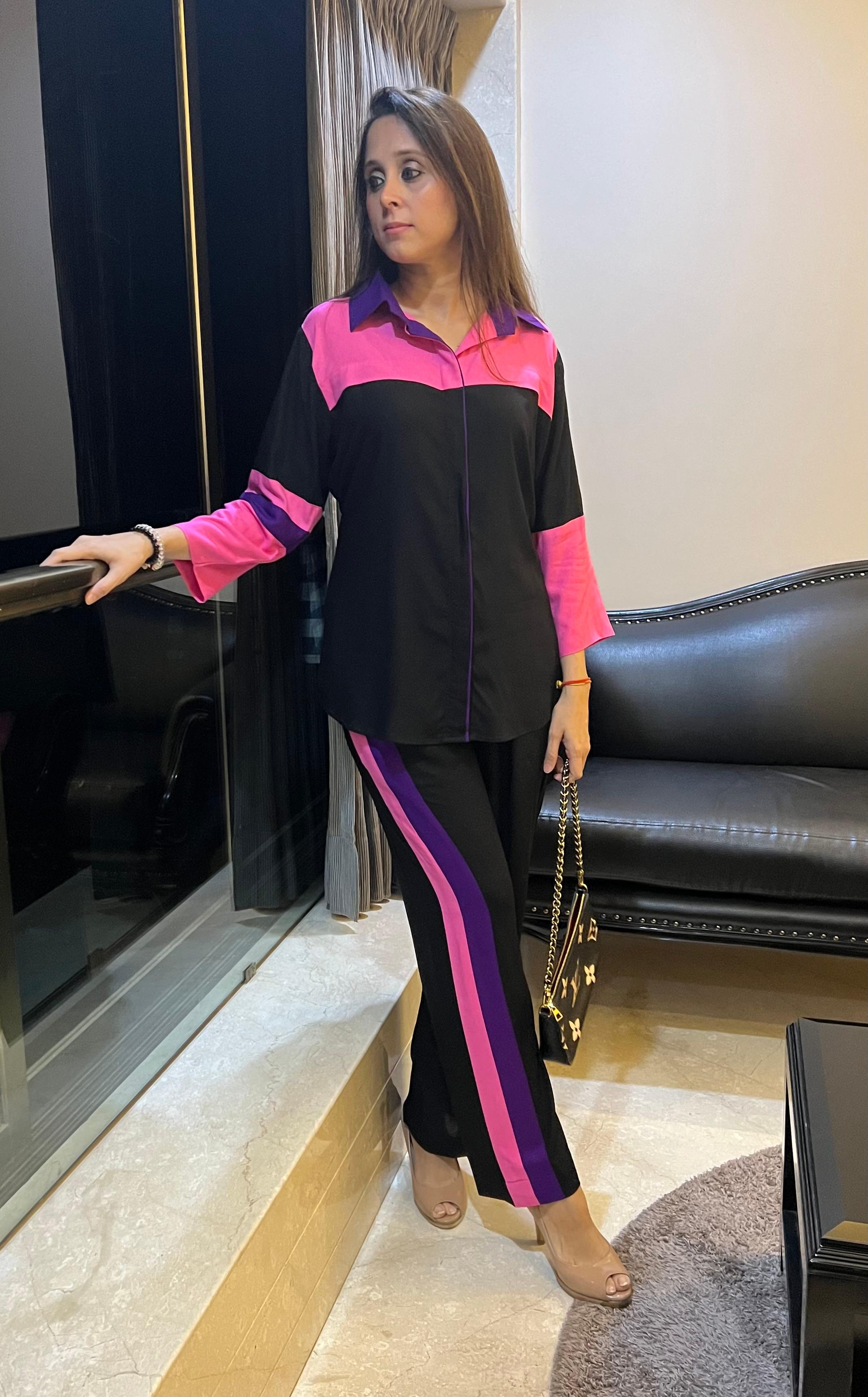Black and Pink Co-ord
