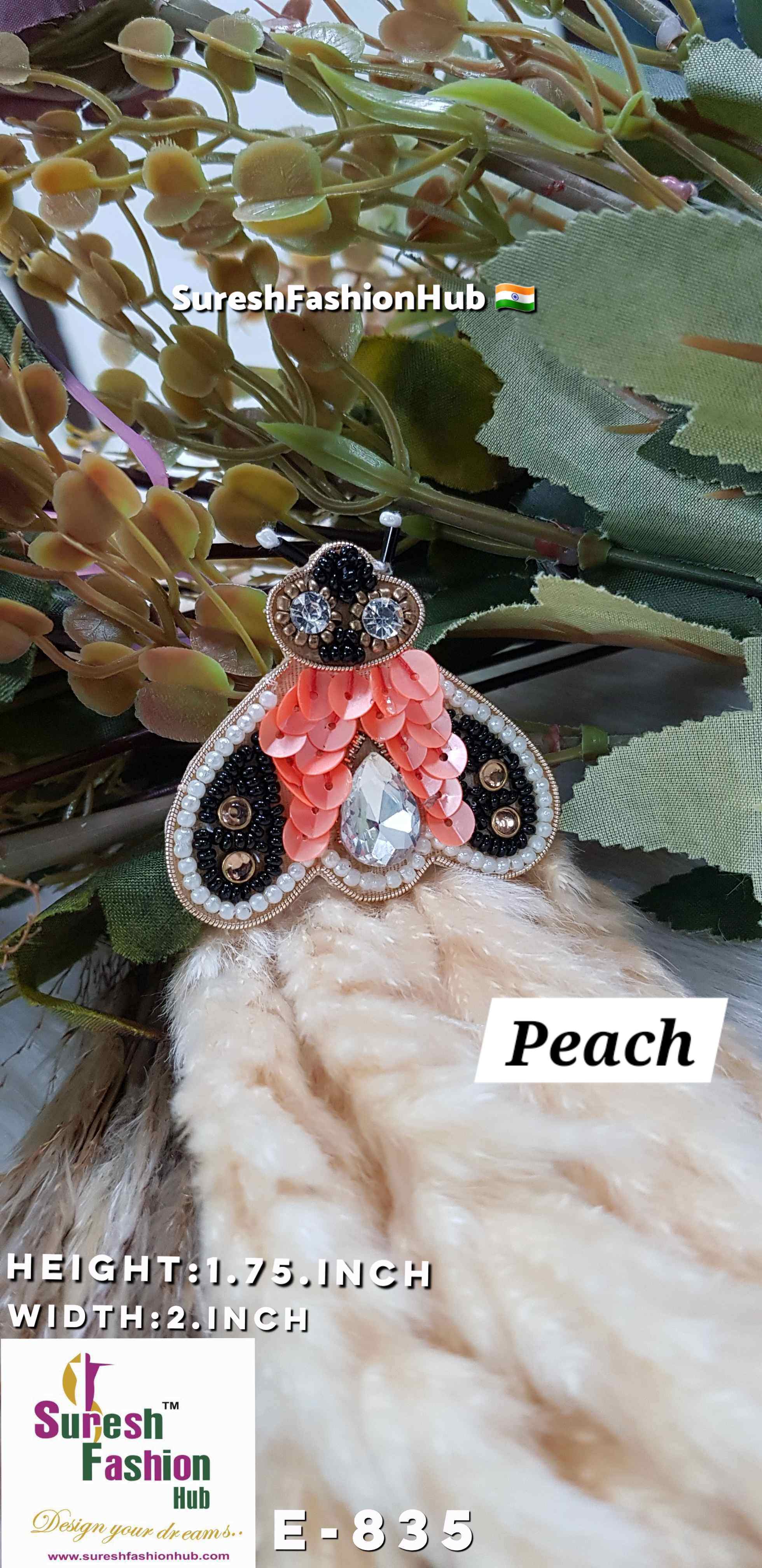 Enchanted Elegance Beetle Patch - Peach