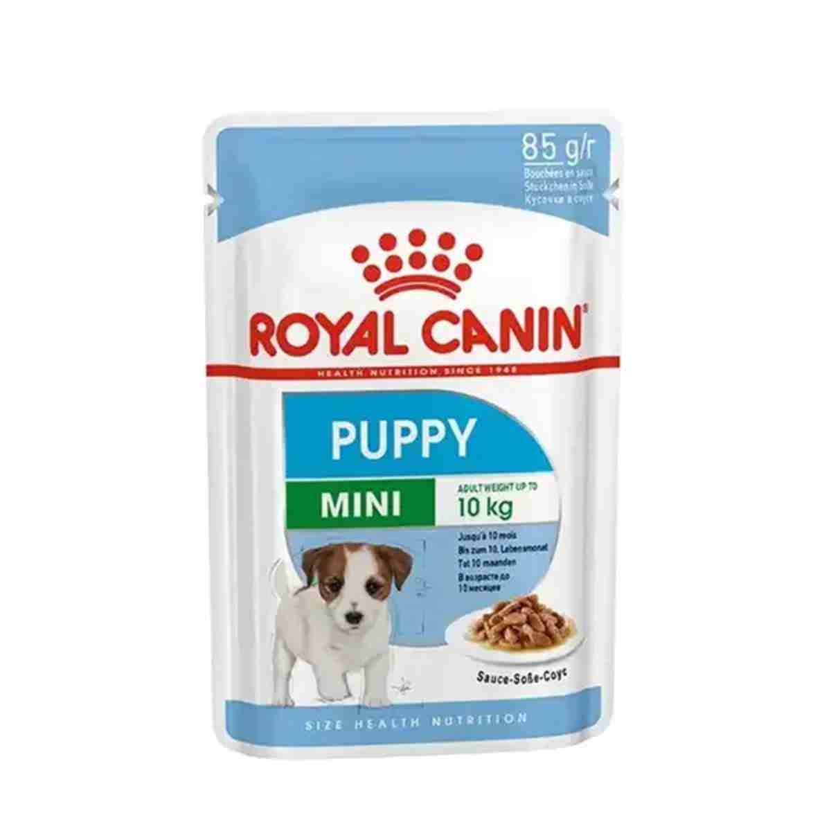 Royal Canin Mini Puppy Dry Dog Food - 4 Kg + Wet Food