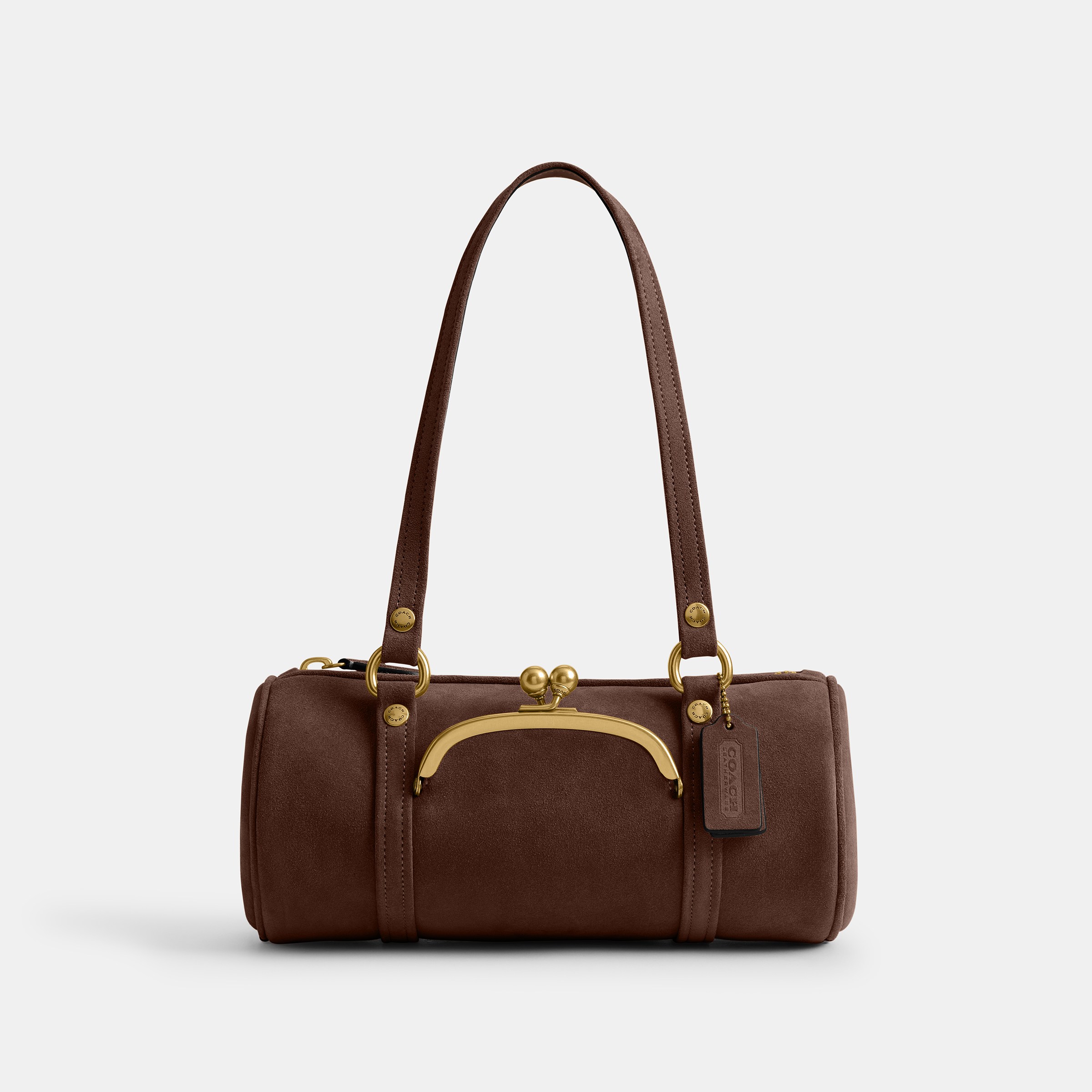Kisslock Barrel Bag 28