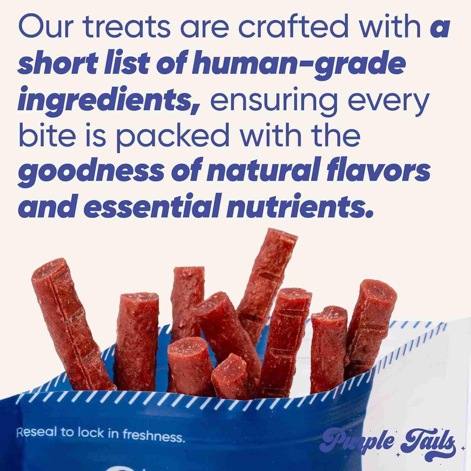 Purple Tails Canada Sniff N Snack Dog Treats - Chicken Chew Sticks 100g