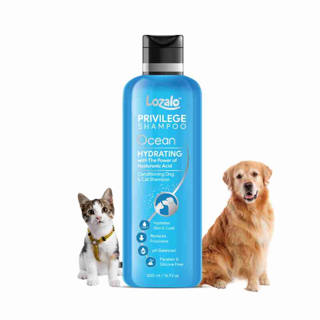 Lozalo Priviledge Conditioning Dog & Cat Shampoo, 500 ml (Ocean)