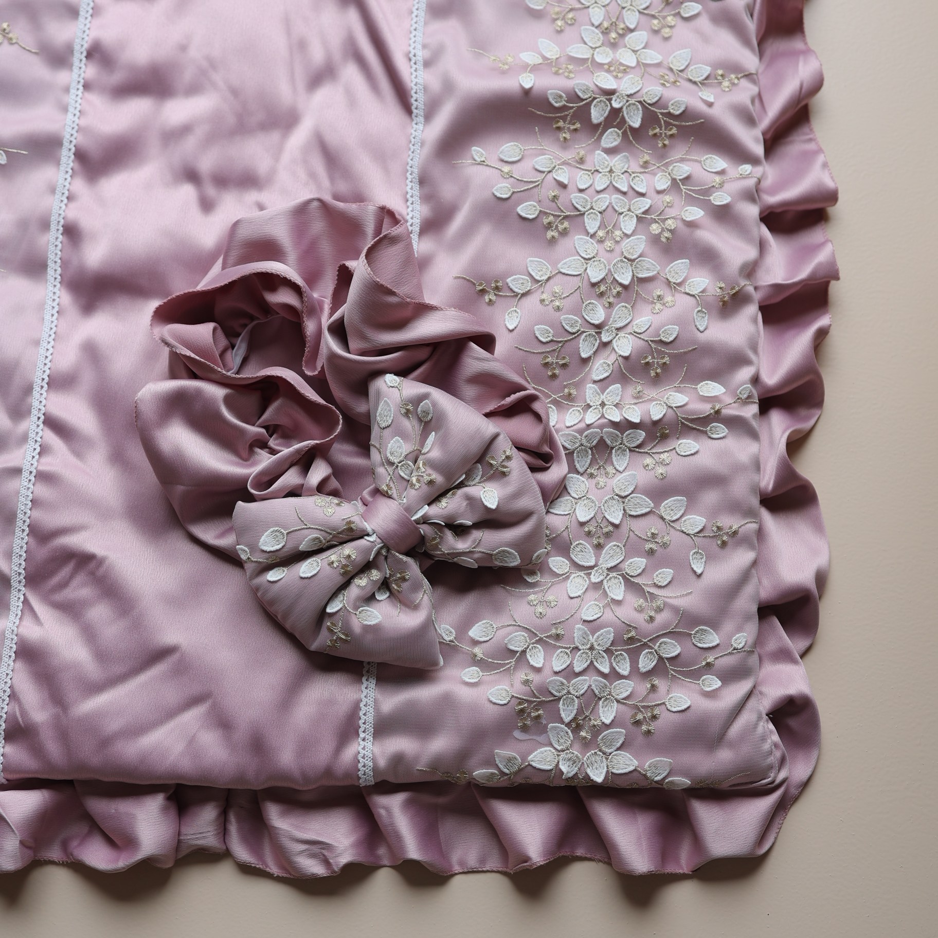 Rosé Fleur Drape Set