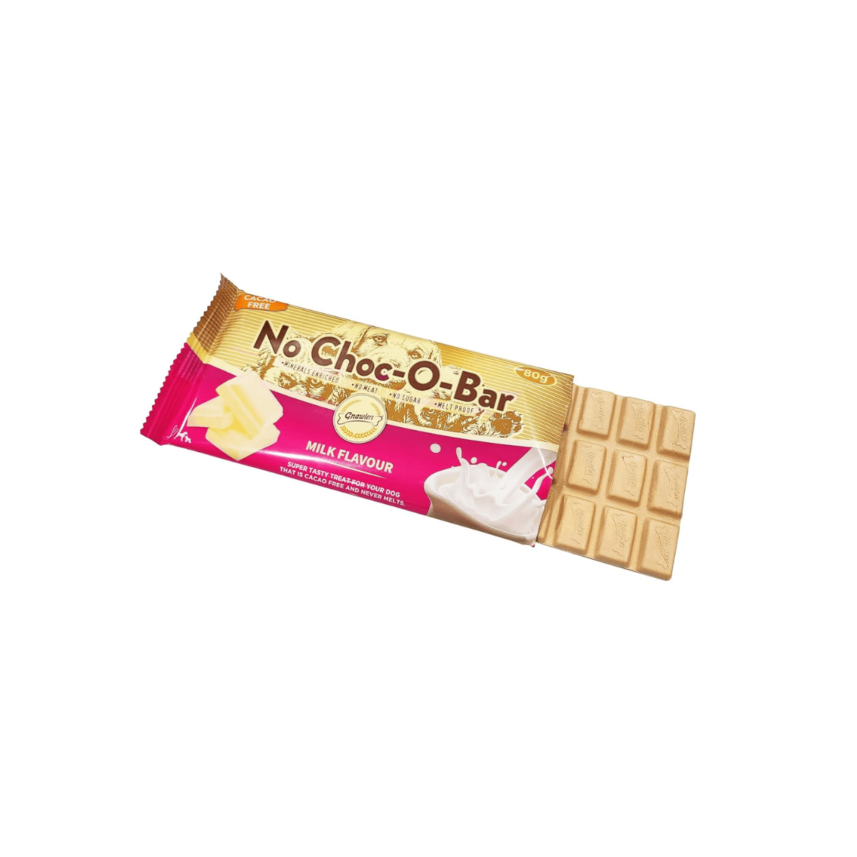 No Choc Bar Milk Flavour Dog Treat - 80 gm