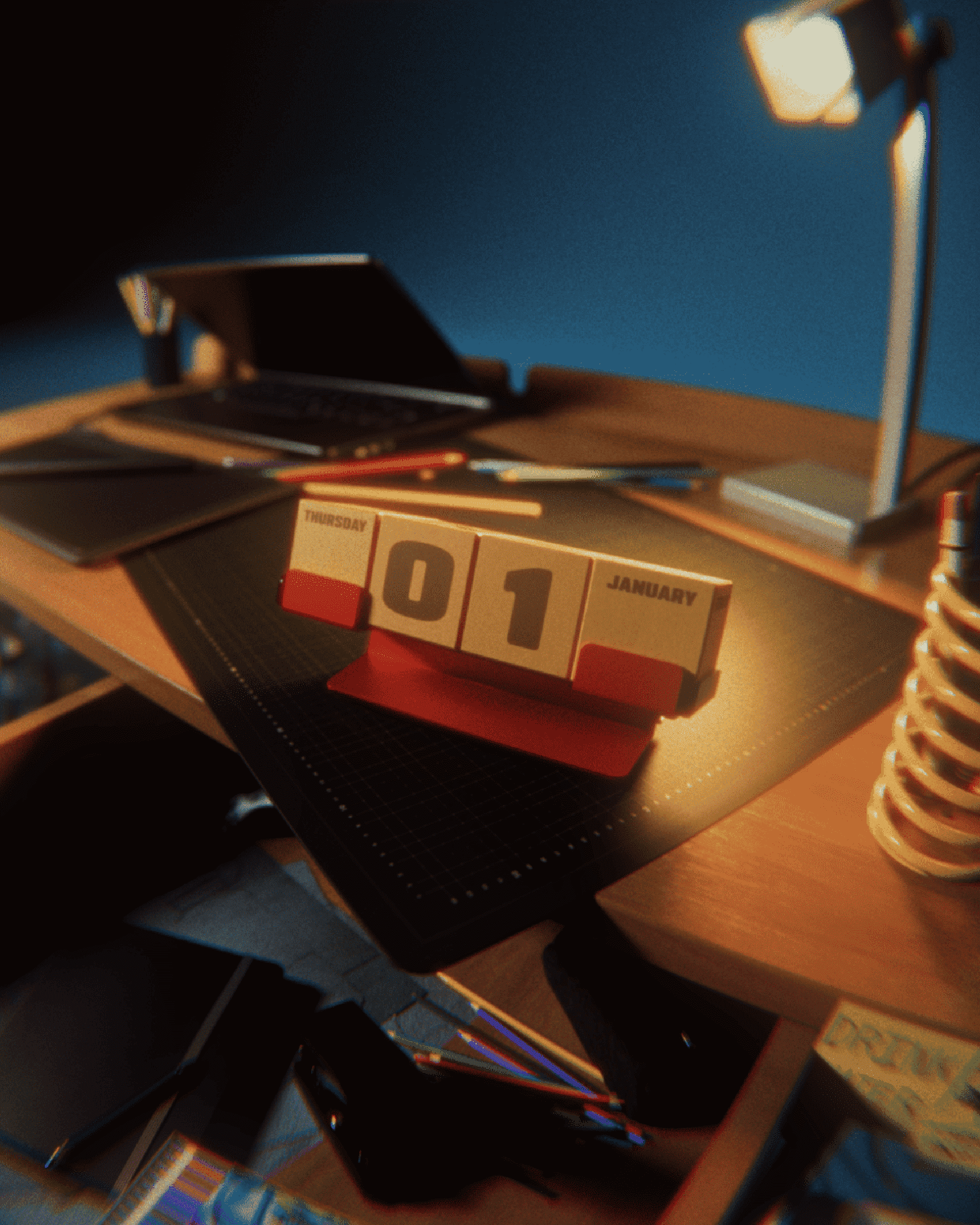 Block Perpetual Calendar