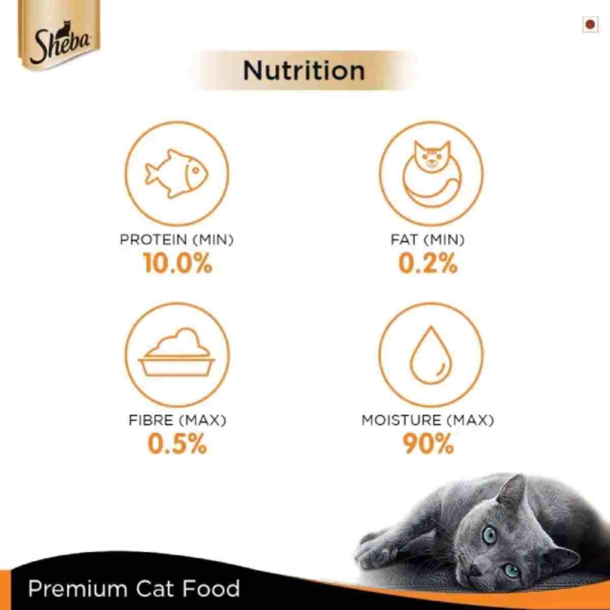 Sheba Deluxe Secculent Chicken Breast in Gravy Wet Cat Food - 85 g