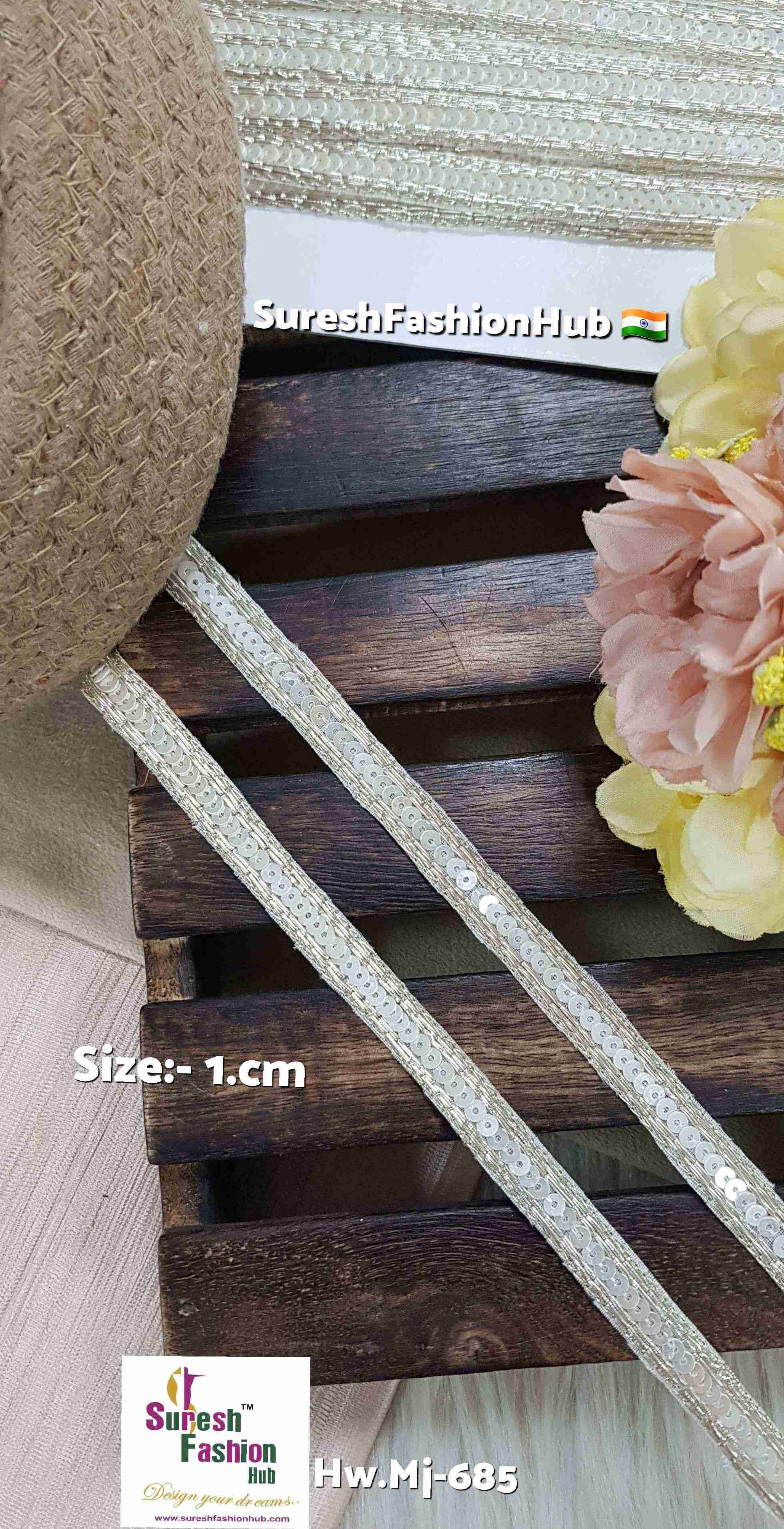 Light Gold Saadi Zari Handmade Border Lace