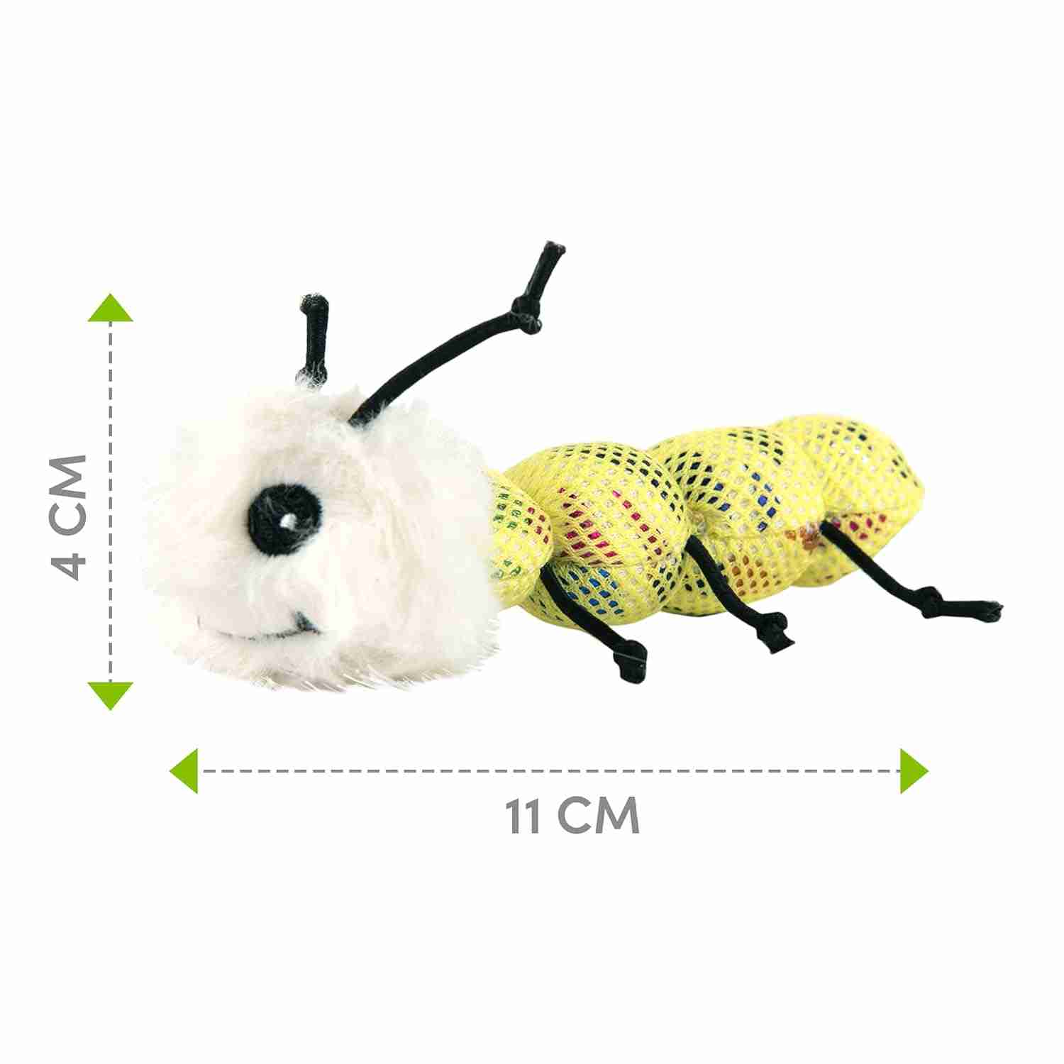 Fofos Blocky Meow Worm Toy for Cats