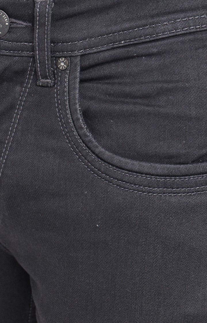 JadeBlue Sport | JBD-SN-93 CASTLEROCK Men's Black Lycra Solid Jeans 3