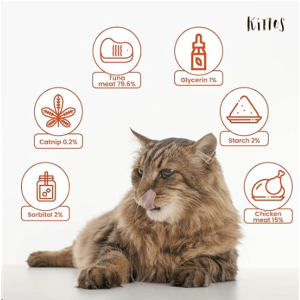 Kittos Tuna Mini Sticks Cat Treat - 35g
