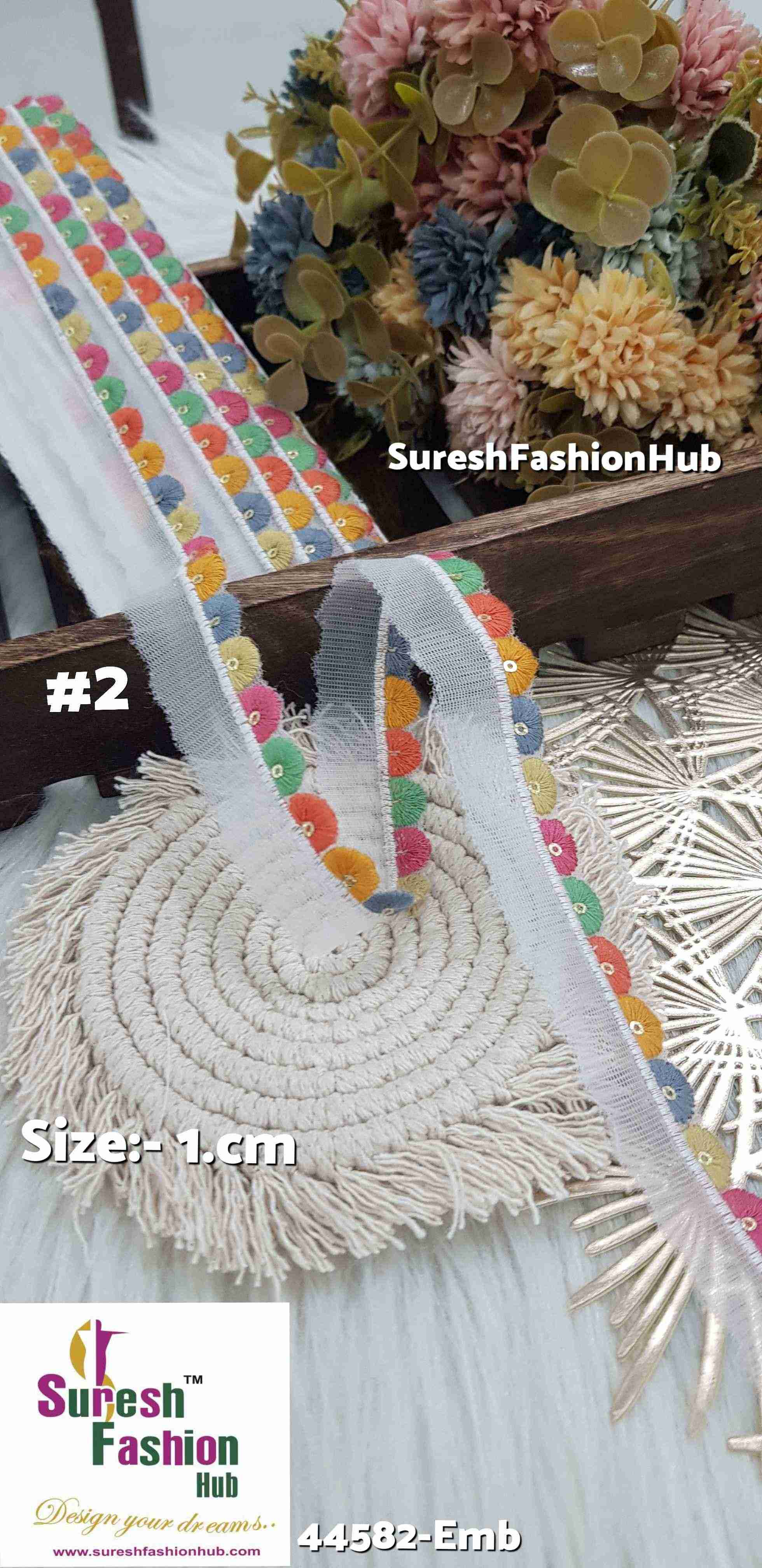 Rainbow Scalloped Lace